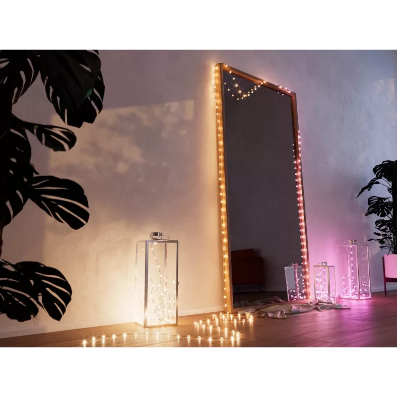 Šviesų girlianda Twinkly Strings USB-C Pearls Wi-Fi/Bluetooth daugiaspalvė