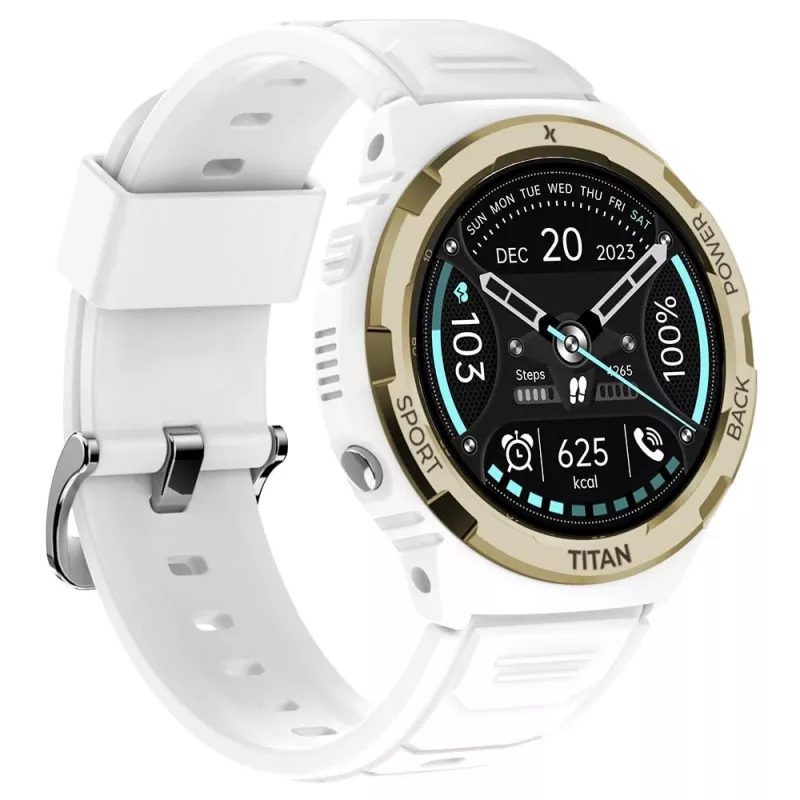 Išmanusis laikrodis MAXCOM FW100 Titan Valkiria baltas
