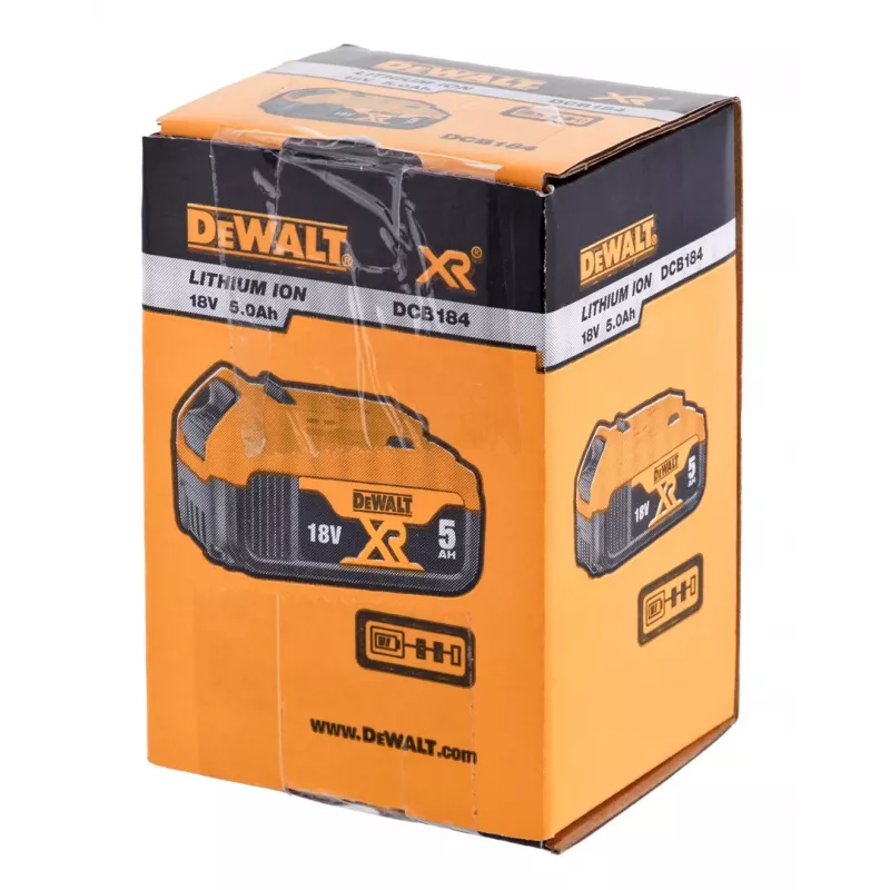 Dewalt 18V XR 5Ah Ličio jonų slankioji baterija elektriniams įrankiams