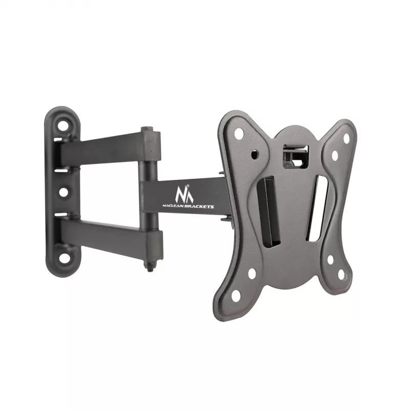 Maclean MC-417 Pilno judesio TV ir monitoriaus laikiklis 13-32 col., 30 kg, VESA 100x100, juodos spalvos miltelinis dažymas