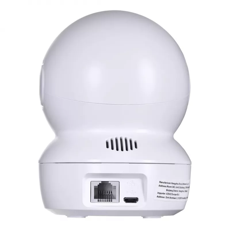 IP stebėjimo kamera EZVIZ H6c 1920 x 1080, vidaus sferinė, Wi‑Fi ir Ethernet, 4 mm objektyvas, 360° vaizdas, microSD iki 256 GB