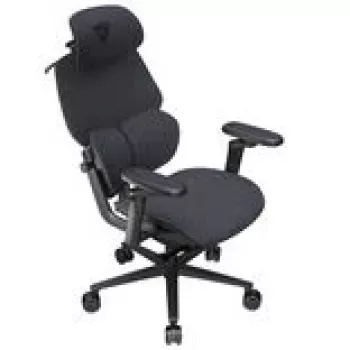 Žaidimų kėdė thunder x3 FLEX Pro Fabric Grey – ergonomiška, reguliuojama, medžiaginė