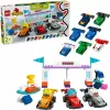 LEGO DUPLO 10445 F1 lenktynių automobiliai ir vairuotojai