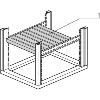 SCHROFF Rack Lentyna Stacionari (Universali eurorack) - FACHB.UNI.STAT.600B500T 7021 (22117851)