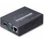 PLANET GT-805A-PD Gigabit PoE+ PD tinklo medijos keitiklis 2000 Mbit/s Juodas