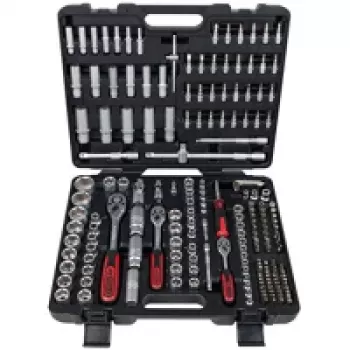 KS Tools 1/4 + 3/8 + 1/2 colio veržliarakčių komplektas 195 dalių 917.0795