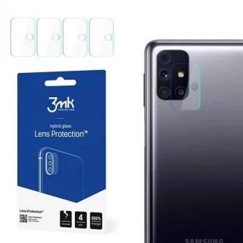 Apsauginis kameros objektyvo stikliukas 3MK, skirtas Samsung Galaxy M31s — 1 vnt.