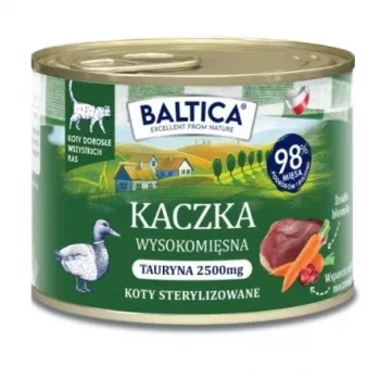 BALTICA regioniniai skoniai Antis - šlapias kačių maistas - 185g