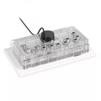 Alphacool Distroplate Apex Dark Base Pro 901 RGB palaikymo paskirstymo plokštė vandens aušinimui