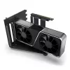 Vertikalus vaizdo plokštės laikiklis NZXT AB-RH175-B1 Universalus juodas 144,7x150,4x186,8 mm