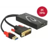 Laidas DVI 24+1 + USB-A / DisplayPort 20p DeLOCK 62596