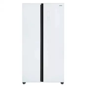 Šaldytuvas MPM MPM-427-SBS-05/NL Side-by-Side — 472 L, No Frost, Inverter, LED ekranas, Baltas, 900×1770×590 mm