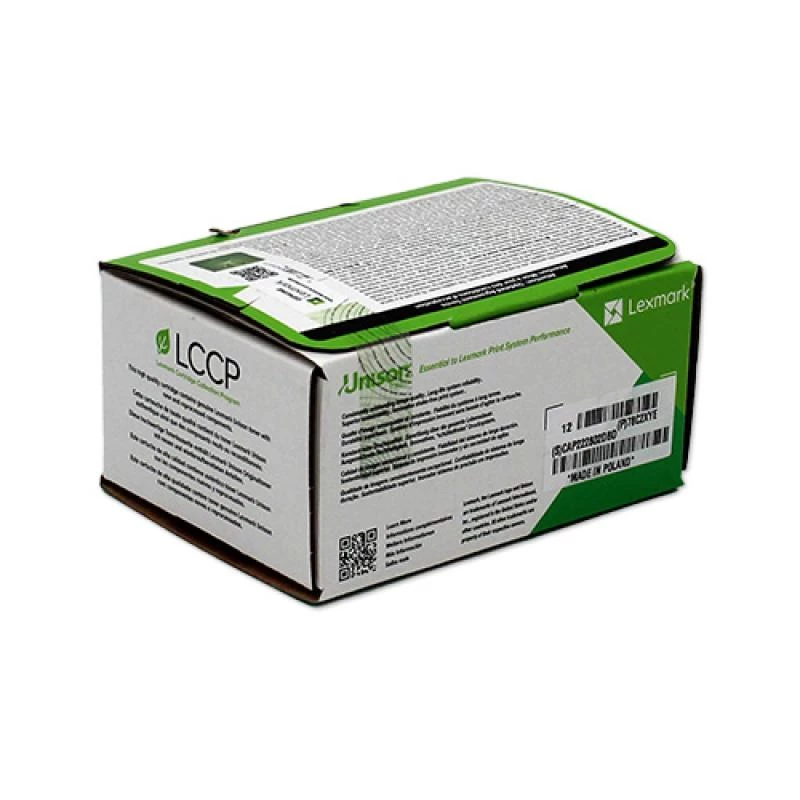 Lexmark 78C2XYE tonero kasetė 1 vnt. Originali Geltona