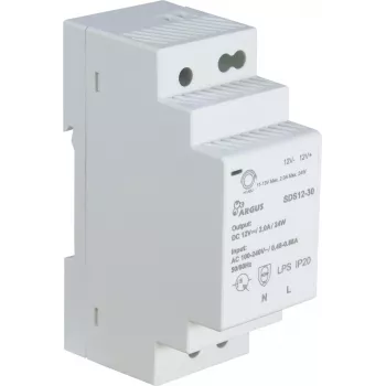 Maitinimo blokas INTER-TECH SDS 12-30 12V 30W kompaktiškas perjungiamas maitinimo šaltinis
