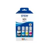 Originalus Epson EcoTank rašalo butelių rinkinys 4 spalvoms – juoda 127 ml, žydra/magenta/geltona 210 ml (C13T03V64A)