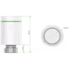 Patalpų sukamasis LED jutiklis EZVIZ T55 — baltas plastikas, AA baterija, Ø 5,5 cm, aukštis 95 mm