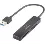 RF-PCR-220 USB kortelių skaitytuvas išmaniesiems telefonams ir planšetėms, juodas (RF-5151022)