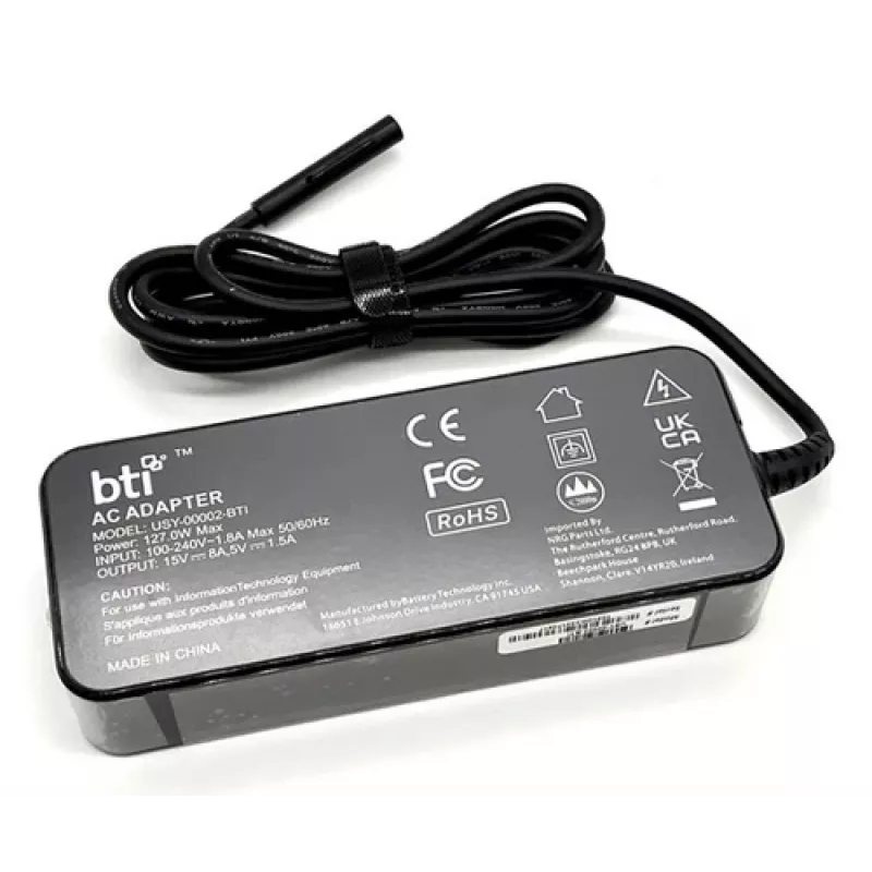 Bti 127W 15V 8A AC adapteris su Surface jungtimi - ES versija