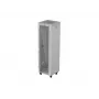 19 colių 42U LANBERG stovimas serverio spintos rėmas 600×600 mm pilkas su stiklinėmis durimis ir LCD (plokščioje pakuotėje)