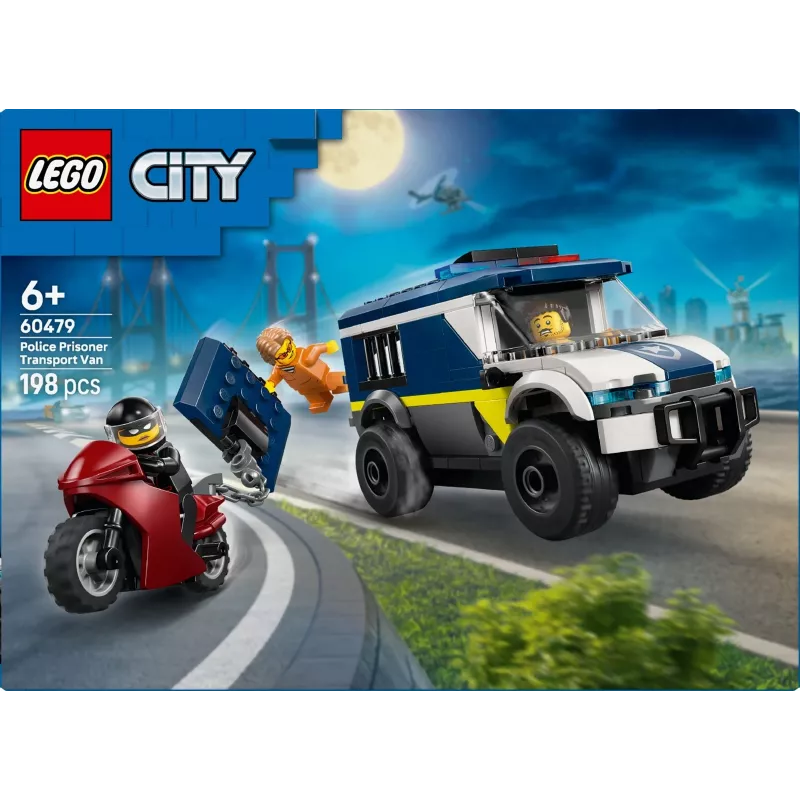 LEGO CITY 60479 Policijos kalinių pervežimo furgonas