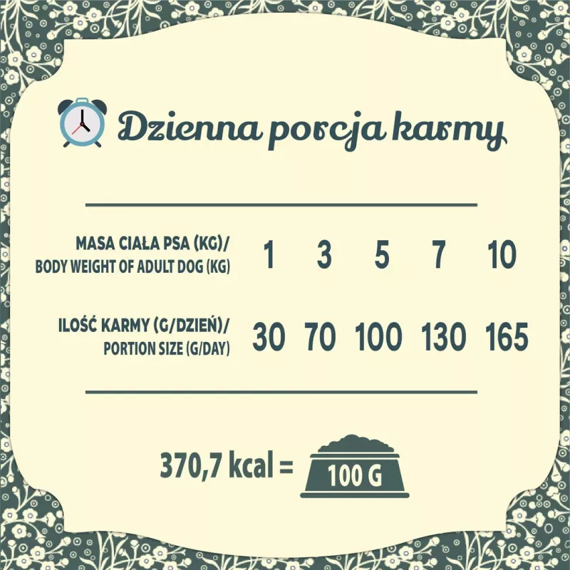 FOLK Small breeds Tradicinė Didžiosios Lenkijos antis su triušiu, obuoliais ir mairūnu – sausas šunų ėdalas – 1,6 kg
