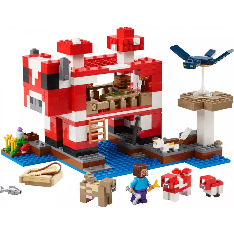 LEGO MINECRAFT 21270 Mooshroom namas