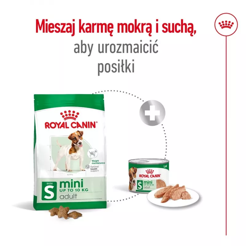 ROYAL CANIN Adult Mini S – sausas šunų ėdalas – 4 kg