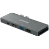 Canyon DS-5 USB 2.0 Type-C pilkos spalvos SD kortelių skaitytuvas 60 Hz