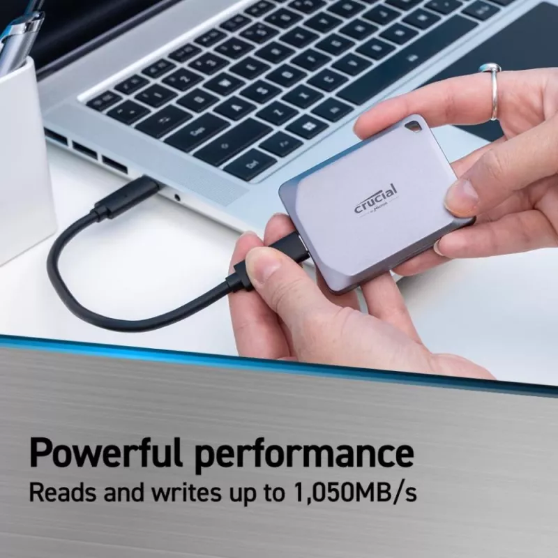 Crucial X9 Pro 4TB išorinis SSD USB 3.2 Gen2 Type-C
