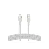 USB C laidas Belkin BOOST↑CHARGE PRO Flex 2m USB C baltas