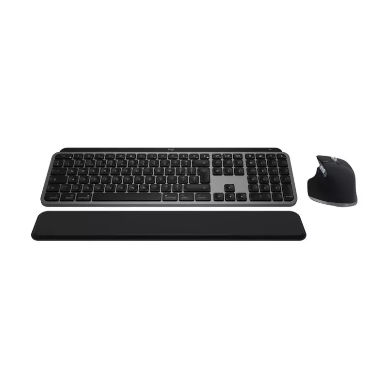 Logitech Master Series MX Keys S Combo for Mac – belaidė klaviatūra ir pelė su apšvietimu (920-012845)