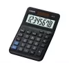 Stalinis skaičiuotuvas CASIO MS-8F – 8 skaitmenų, saulės/baterijos, 26 klavišai, valiutos ir mokesčių funkcijos, pelno skaičiavimas, juodas