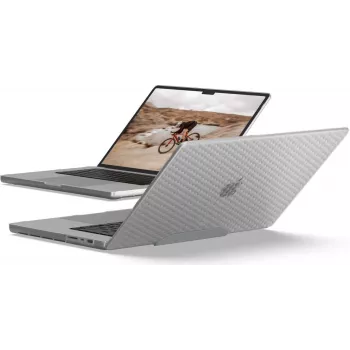 UAG Essential Armor dėklas, skirtas MacBook Pro 16 (M1/M2/M3 MAX & PRO/M4/M4 MAX & PRO) (2021-2024) Skaidrus