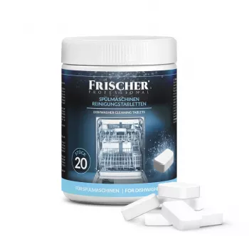 Indaplovių valymo tabletės FRISCHER FR00206 20 vnt. 16 g – kalkių šalinimas ir valymas