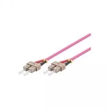 Microconnect FIB222001-4 šviesolaidinis kabelis OM4 1 m SC violetinis