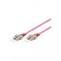 Microconnect FIB222001-4 šviesolaidinis kabelis OM4 1 m SC violetinis