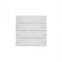 Gira Tastsensor 4 Komfort TS4 ws 5004003 sieninis KNX jutiklinis valdiklis, 4 mygtukai, baltas