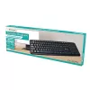 Pilno dydžio laidas klaviatūra VAKOSS TK-103PK – USB, 104 klavišai, skaitmeninis blokas, juoda, 1,4 m laidas