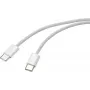 Renkforce USB-C® kištukas, USB-C® kištukas 1,00 m Baltas vytos poros RF-6056878