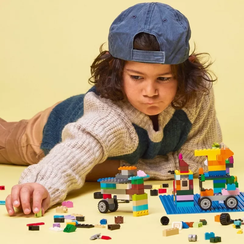 LEGO Classic statybinė plokštė 11025 – mėlyna bazinė plokštė 32×32 kauliukų, 250×250 mm