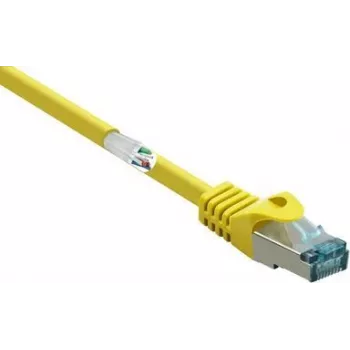 RJ45 tinklo kabelis CAT 6a S/FTP 5,00 m geltonas, nedegus, 1 vnt. (RF-5088652)