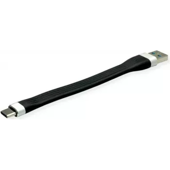 ROLINE 11.02.9014 USB laidas 0,11 m USB 3.2 Gen 1 (3.1 Gen 1) USB A USB C juodas