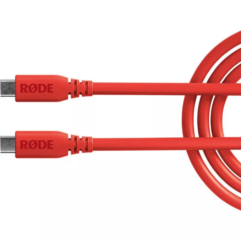 Rode SC27-R USB-C į USB-C laidas USB 3.2 Gen1, raudonas (2 m, PD)