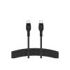 Belkin BoostCharge PRO Flex USB-C / USB-C pynė silikoninė 2 m, juoda