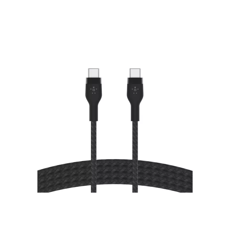 Belkin BoostCharge PRO Flex USB-C / USB-C pynė silikoninė 2 m, juoda