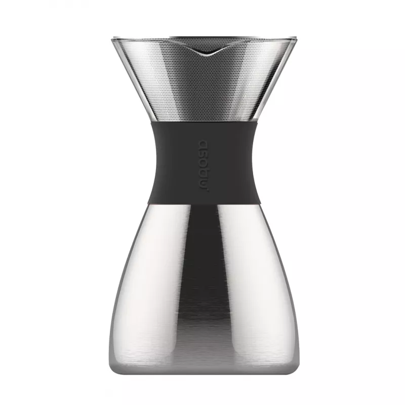 Asobu PourOver šalto virimo kavos virimo aparatas juodas, sidabrinis