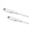 Fiksuotas USB-C laidas FIXED FIXDLS-CC2-WH, 2 m, 60 W