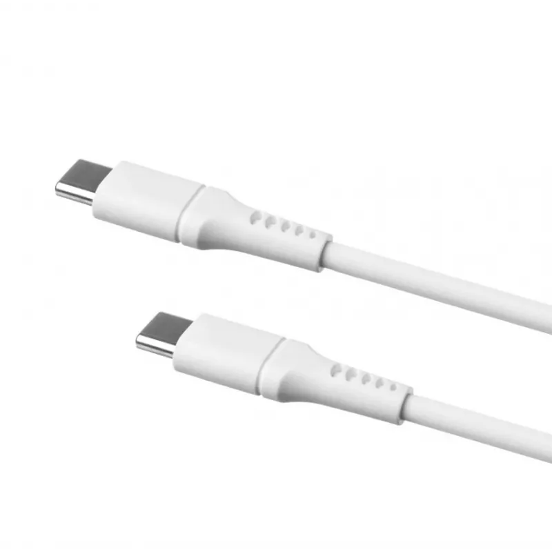 Fiksuotas USB-C laidas FIXED FIXDLS-CC2-WH, 2 m, 60 W