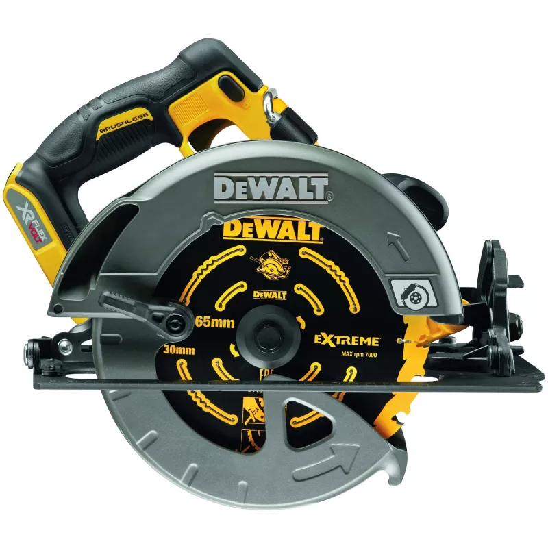 Nešiojamas diskinis pjūklas DeWalt DCS578NT – belaidis rankinis pjūklas, 1 vnt.