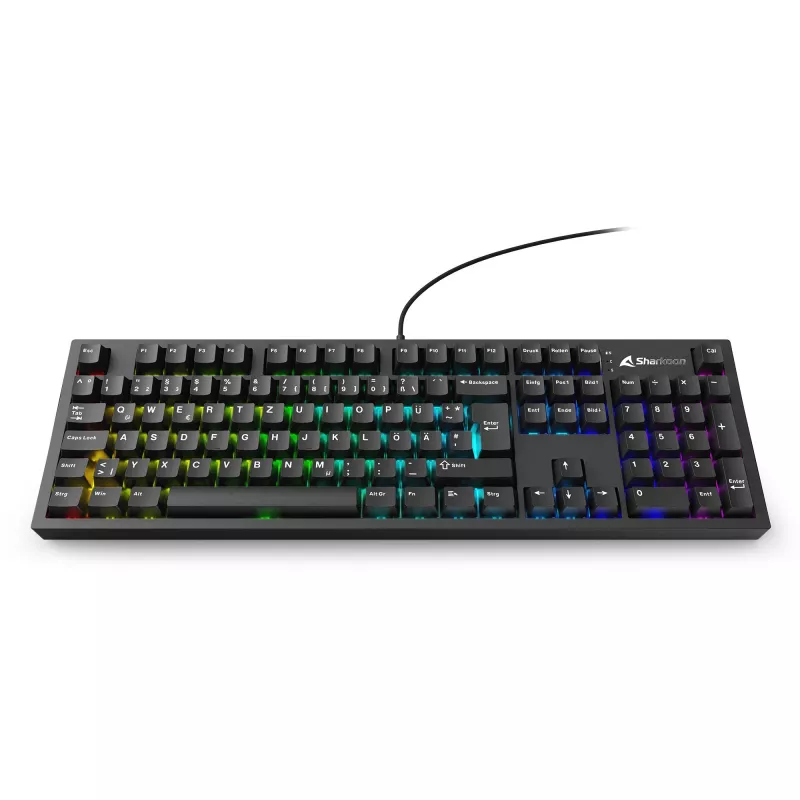 Sharkoon OfficePal KB70W mechaninė klaviatūra, Linear Silent, DE išdėstymas